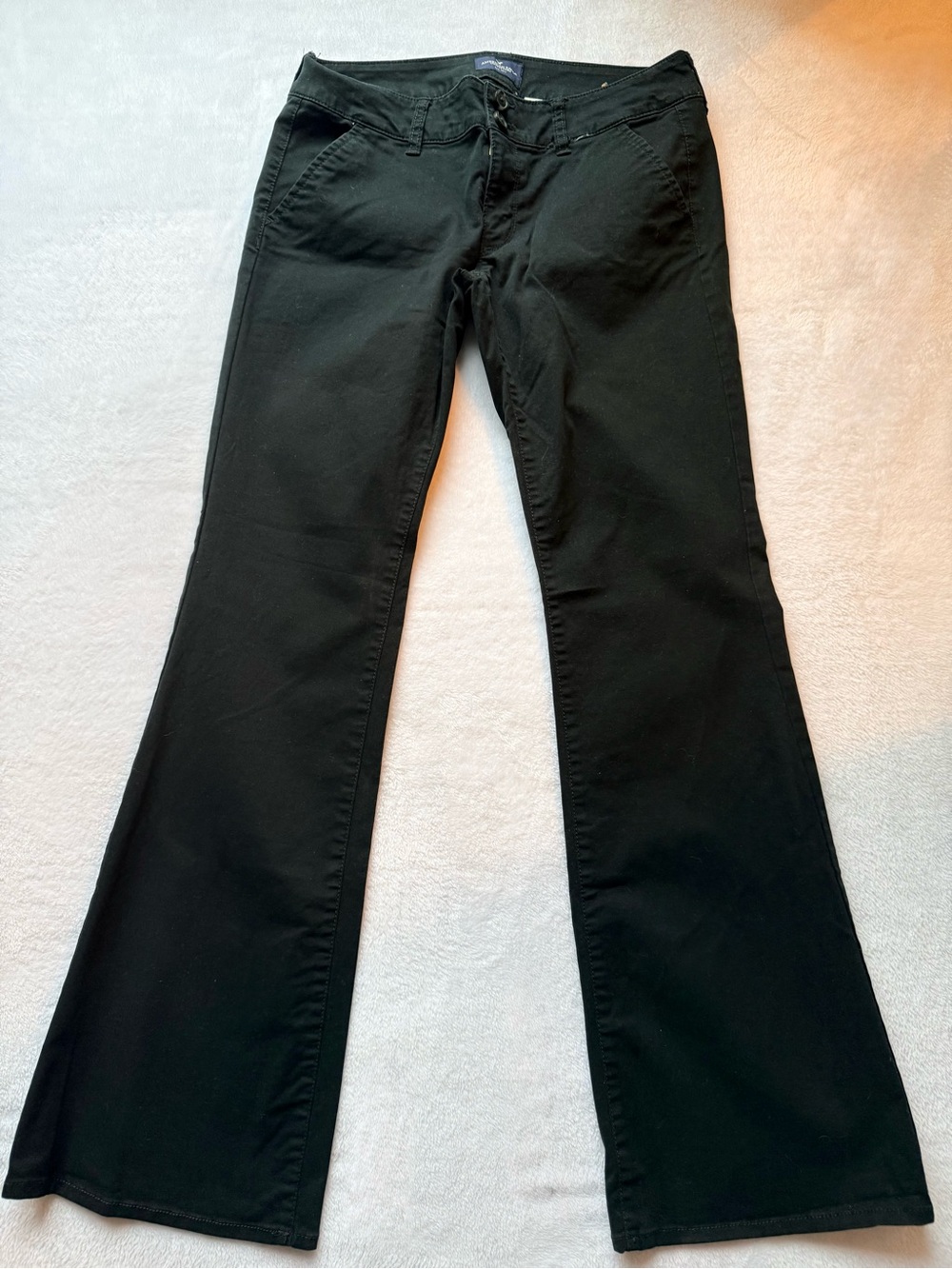 American Eagle Outfitters Black Flare Pants